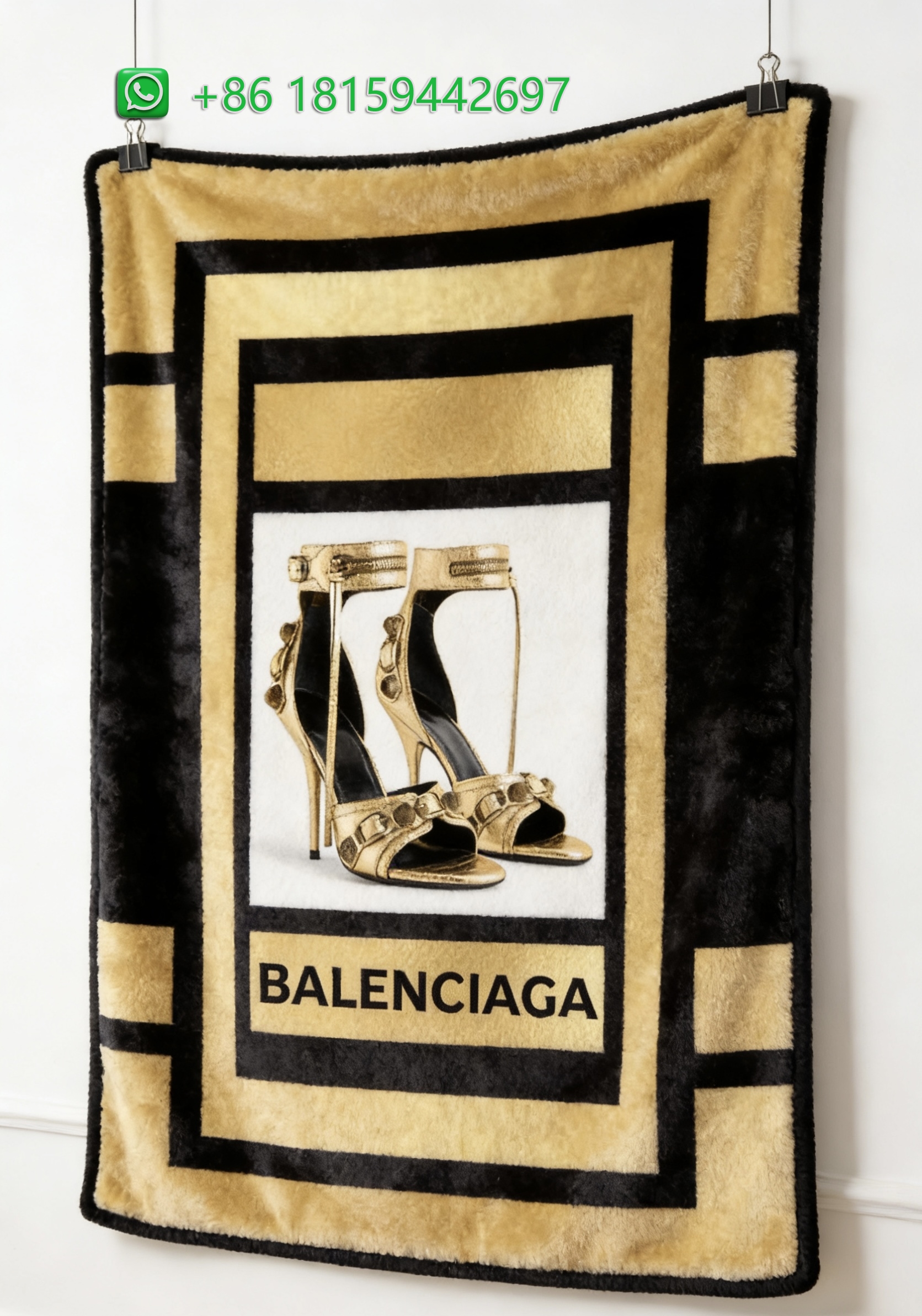 Balenciaga Throw Blankets